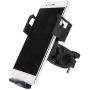 Enrilior PVC Mountain Bicycle Mobile Phone Holder Bracket Bike Handlebar Cellphone Rack(Black Blue)