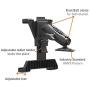 iBOLT TabDock Bizmount AMPs - Heavy Duty Drill Base Mount for All 7" - 10" Tablets (iPad, Samsung Tab) for Cars, Desks, Countertops: Great for Commercial Vehicles, Trucks, Schools, and Businesses