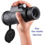 MaxUSee Kids Telescope 400x40mm with Finder Scope for Kids & Beginners + Portable 10X42 HD Monocular with BAK4 Prism FMC Lens for Moon Viewing Bird Watching Wildlife Scenery