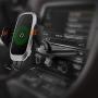 Wireless Car Charger, Mobile Phone Holder Air Vent CD Slot Phone Mount Qi Cell Phone Fast Charging Auto Clamping Car Mount Compatible with iPhone 11 Pro XR Xs X 8, Samsung Galaxy Note 9 S10 S9 S8 S7