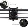 KONOVA Motorized Slider P1 Series Carbon Slider Dolly with S2 for Parallax Panorama Shot Live Motion and Timelapse Supports Camera, Gopro, Mobile Phone, DSLR, Mirrorless with Bag (60cm (23.6 inch))