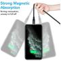 WJOY Magnetic Charger Cell Phone Charging Cable Usb Charger,universal 3-in-1 360°magnet Charging Cables,compatible With Micro B, Type C Iproduct Devices,Case Included, 4 Pack(1.5ft, 3ft(data),6ft,6ft)
