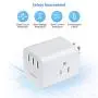 3 Outlet Surge Protector, Multi Plug Outlet Expanders USB Wall Charger with 3 Outlets 3 USB Ports(3.1A), Wall Plug Outlet Extender for Cruise Ship, Home, Office 3 Outlet Surge Protector, Multi Plug Outlet Expanders USB Wall Charger with 3 Outlets 3 USB Ports(3.1A), Wall Plug Outlet Extender for Cruise Ship, Home, Office