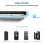 Lecone 10W Fast Wireless Charger with Desk Organizer Qi Certified Fabric Induction Charger Stand Pen Pencil Holder Compatible iPhone 11/Xs MAX/XR/XS/X/8/8, Samsung S10/S9/S9+/S8/S8+/Note 10, Grey