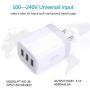 USB Wall Charger, Hootek 2-Pack USB Wall Plug 3-Port Charging Box 3.1A Power Adapter Multi Port Quick Charger Block Cube Compatible for iPhone XR/XS/XS MAX/X/8/7/6S Plus, iPad, Samsung, LG, HTC, Moto