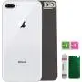 OEM Replacement Back Glass Cover Back Battery Door Installed Camera Frame Lens Replacement for iPhone 8 Plus (Silver) OEM Replacement Back Glass Cover Back Battery Door Installed Camera Frame Lens Replacement for iPhone 8 Plus (Silver)