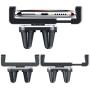 Phone Vent Holder Cell Phone Holder for Car with Adjustable Size Up to 6.5 | Secure Double Clamp Grip, Compact & Durable Mount Compatible with iPhone, Samsung Galaxy, LG, Pixel, and All Smartphones