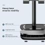 JOYROOM Cell Phone Stand, Adjustable Phone Holder Stand for Desk, Universal Desktop Phone/Tablet Stand Compatible with iPhone 11 Pro XS Max X 8 7 6S Plus Samsung Galaxy S10 S9 & Tablets (Black)