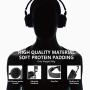 Miracle&Lesoul A7 Over Ear Bluetooth Headphones with Microphone,Wireless and Wired Hi-Fi Stereo Bass Foldable Headset, Soft Memory-Protein Earmuffs, 25 Hours Playtime for Trave/Work/PC/Phone,Black