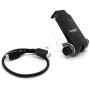 Leoie PS4 Slim Smart Handle Clip Cell Mobile Phone Clamp Holder with OTG Cable for Playstation 4 Controller Black