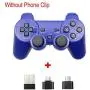 Lucy Day Stylish Wireless Gamepad for Android Phones/Pc / Ps3 / Tv Box Gamepad 2.4G for Smartphone Gaming Accessories (Color : Without Stand Blue) Lucy Day Stylish Wireless Gamepad for Android Phones/Pc / Ps3 / Tv Box Gamepad 2.4G for Smartphone Gaming Accessories (Color : Without Stand Blue)