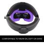 Covos VR Face Pad for Oculus Rift S Silicone Eye Cover, Rift S VR Cover Sweatproof Waterproof Lightproof Anti-Dirty Oculus Rift S Accessory