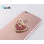 IYOYI Romantic Heart Crystal Cell Phone Ring Holder Stand 360 Rotating Finger Ring Kickstand Phone Grip for iPhone, Samsung & More