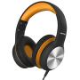Mpow CH6 Pro Kids Headphones Over-Ear with Microphone and Volume Limited 85dB/94dB, Wired Headphone for Teens Girls Boys, HD Stereo Headset w/Sharing Function, Foldable Headset for School/PC/Cellphone