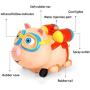 Mostop Electronic Pet Piggy 2.4G RC Toys Intelligent Interactive Pig with Spray, Sound and Light for Preschool Children Boys Girls Toddlers