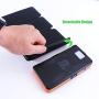 Solar Charger X-DRAGON 25000mAh Portable Power Bank with 4 Solar Panels Waterproof External Backup Battery Pack with Dual USB Outputs & Inputs, LED Flashlight for Smartphones, Tablets and More