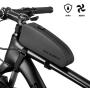 ROCKBROS Bike Top Tube Bag Bicycle Front Frame Bag Waterproof Bike Pouch Pack Bike Phone Bag Cycling Accessories Pouch for Mountain Road Bike