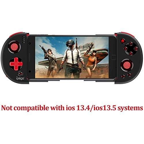 Ipega PG-9087S Wireless Game Controller, Retractable Telescopic PUBG Mobile Controller Joystick Gamepad for Android/iOS Smartphones/Tablets/Smart TV
