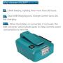 Replacement ADP05 Power Source, USB Charger Adapter for LXT Lithium-Ion 14.4V 18V, Fast Charging Converter with LED Light ERJER