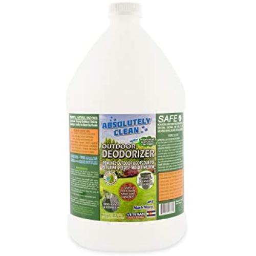 Amazing Outdoor/Yard Deodorizer - Just Spray & Walk Away - Pet Waste & Outdoor Odors - Works on Grass, AstroTurf, Decks, Fences, Dog Runs & More  - Prevents Lawn Yellowing - USA Made - Vet Approved