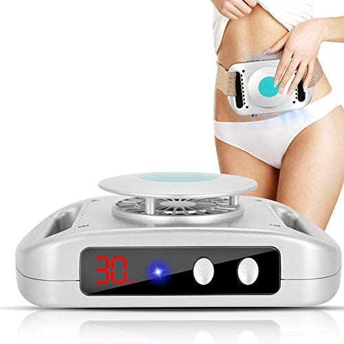 Body Shaping Machine, Lipolysis Substance & Cold Freeze Fat Massage Belt Tools(White)