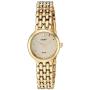 Seiko Womens Ladies Dress Japanese-Quartz Watch with Stainless-Steel Strap, Gold, 12 (Model: SUP352)