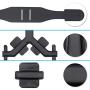 AMVR Headband Strap, Gravity Pressure Balance Cushion Leather Foam Pad for Oculus Quest Headset Accessories with Comfortable Soft Sets