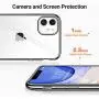 TORRAS Crystal Clear iPhone 11 Case, [10X Anti-Yellowing] Thin Slim [Anti-Scratch] Shockproof Soft TPU Rubber Cover Case for iPhone 11 6.1 inch, Shiny Black