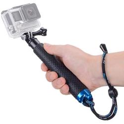 Vicdozia Extension Selfie Stick, Portable Hand Grip Waterproof Handheld Monopod Adjustable Pole Compatible with GoPro Hero(2018) Hero 8 7 6 5 4 AKASO SJCAM DJI OSMO Action and More Sports Cameras