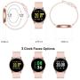 RUNDOING Smart Watch for Android Phones, 1.3 Inch Color Screen Fitness Tracker Activity Tracker, Heart Rate Monitor Fitness Watch,Compatible with iOS and Android