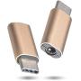 KMNIC Play Nonstop The pubg Game with 3.5mm Adapter Headphone Earphone Jack Aux Adapter for Type C Device. with Gaming Anti-Sweat Breathable Touch Finger Gloves for Mobile Phone Games.