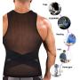 TAILONG Men Shirt Vest Slimming Underwear Body Shaper Tight Tank Top Waist Trainer Tummy Control Girdle