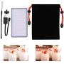 Acouto LED Fill Light, 2500-8500K Stepless Dimming LED Light Video Lamp Camera Fill Lights Type-C Port