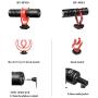 Upgraded BOYA Camera Super-Cardioid Video Shotgun Condenser Microphone by-MM1+ with Headphone Monitoring, Compatible with Camera Camcorder Android iOS Smartphone