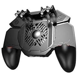 Extra Durable Game Controller | Ak88 Pubg Game Controller Gamepad Cooling Fan Trigger Aim Shooting Free Fire Gamepad Joystick for iOS Android Mobile Phone