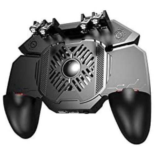 Extra Durable Game Controller | Ak88 Pubg Game Controller Gamepad Cooling Fan Trigger Aim Shooting Free Fire Gamepad Joystick for iOS Android Mobile Phone