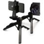GearFend Pistol Grip Stabilizer, Tripod Table Stand with Universal Rotating Smartphone Tripod Mount & Wireless Remote Control for All iPhones, Samsung Phones, Most Mobile Phones Plus Microfiber Cloth