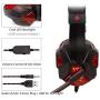 GFDGFDG Gaming Headset for PS4/PC, Over Ear Gaming Headphones with Noise Canceling Mic LED Light, Bass Surround, for Xbox PC Laptop PS4 Tablet Mac Smart Phone