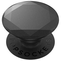 PopSockets PopGrip - Expanding Stand and Grip with Swappable Top - Metallic Diamond Black