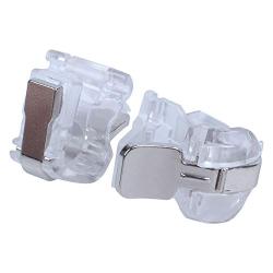Vaorwne 1 Pair For PUBG Mobile Game Fire Button Aim Key Smart phone Gaming Trigger L1 R1 Shooter Controller White