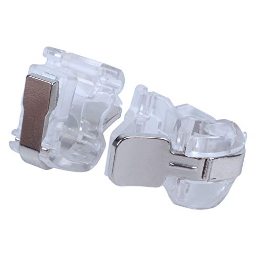 Vaorwne 1 Pair For PUBG Mobile Game Fire Button Aim Key Smart phone Gaming Trigger L1 R1 Shooter Controller White