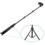 Selfie Stick Tripod, Ruittos 54” Extendable Phone Tripod Ring Light Stand Portable Heavy Duty, with Bluetooth Wireless Remote and Go Pro Adapter Compatible with iPhone 11 X Xs Andrion Phone (E5)
