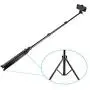Selfie Stick Tripod, Ruittos 54” Extendable Phone Tripod Ring Light Stand Portable Heavy Duty, with Bluetooth Wireless Remote and Go Pro Adapter Compatible with iPhone 11 X Xs Andrion Phone (E5)
