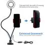 Rovtop Selfie Ring Light Cellphone Holder Ring Light Stand Live Stream Makeup, 3 Light Modes 10-Level Brightness 360 Rotating for iPhone Android Cell Phone, Black Rovtop Selfie Ring Light Cellphone Holder Ring Light Stand Live Stream Makeup, 3 Light Modes 10-Level Brightness 360 Rotating for iPhone Android Cell Phone, Black