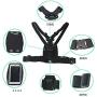 Smartphone Outdoor Chest Strap Mount + Waterproof Case Holder Fits for up to 5.5inch Mobile Phones - Best Cell Phone Chest Harness Mount- Perfect for Outdoor Activities