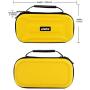 Case for Nintendo Switch Lite, Protective Hard Shell Travel Case with 18 Games, 4 SD Cards and Pouch for Nintendo Switch Joy-con and Other Accessories (Yellow)