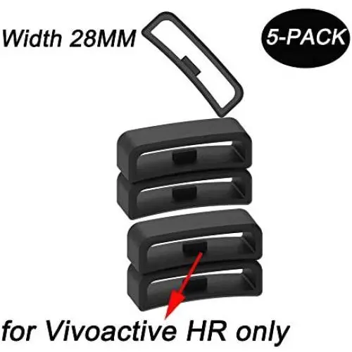 TenCloud Replacement Silicone Band Holders Fastener Rings Compatible with Garmin Vivoactive HR Smartwatch TenCloud Replacement Silicone Band Holders Fastener Rings Compatible with Garmin Vivoactive HR Smartwatch