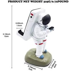 ONEYIM Phone Holder for Desk, Creative Astronaut Cell Phone Stand Tablets Phone Holder Adjustable Phone Supporter for iPhone, Ipad, Samsung Phone (B)