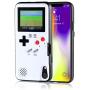 Gameboy iPhone Case Playable Gameboy Case for iPhone, 36 Classic Games Full Color Display Handheld Game Console Gameboy Phone Case Retro Gaming Phone Case Protective Cover (White, iPhone 6/6S/7/8)
