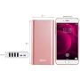 Portable Charger, BONAI 20000mAh Power Bank, Aluminum Polymer External Battery Pack, 4.0A Max Input 4-Port Output Compatible with iPhone X XS Max XR 8 7 6s Plus Galaxy S8 S7+ Note 8 -Rose Gold